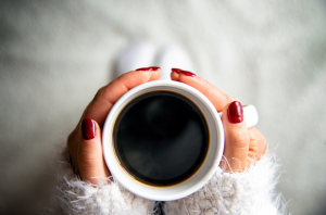 mindfulness drinking coffee